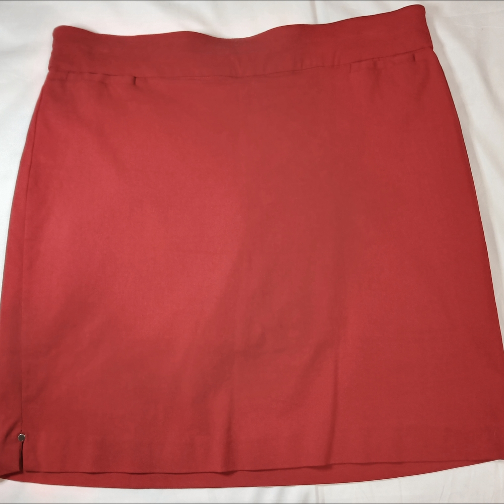 Kim Rogers Stretchy Red Skorts